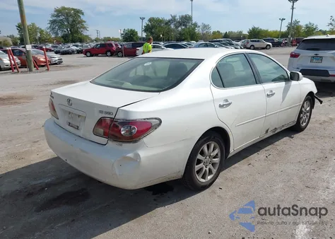 2004 Lexus Es 330 из США, поврежденный, VIN JTHBA30G545014486